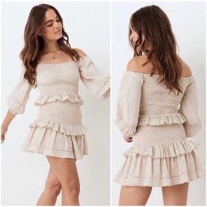 Spell Gypsy Lola Ruched Off Shoulder Top